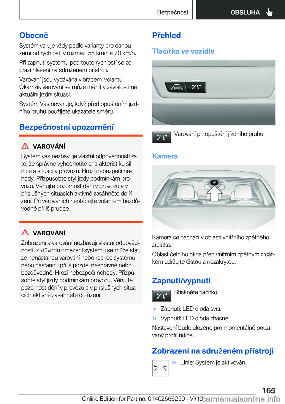 BMW 2 SERIES COUPE 2020  Návod na použití (in Czech) �O�b�e�c�n�ě�S�y�s�t�