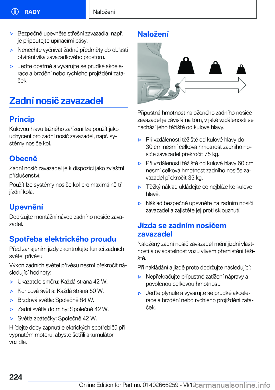 BMW 2 SERIES COUPE 2020  Návod na použití (in Czech) x�B�e�z�p�e�č�n�