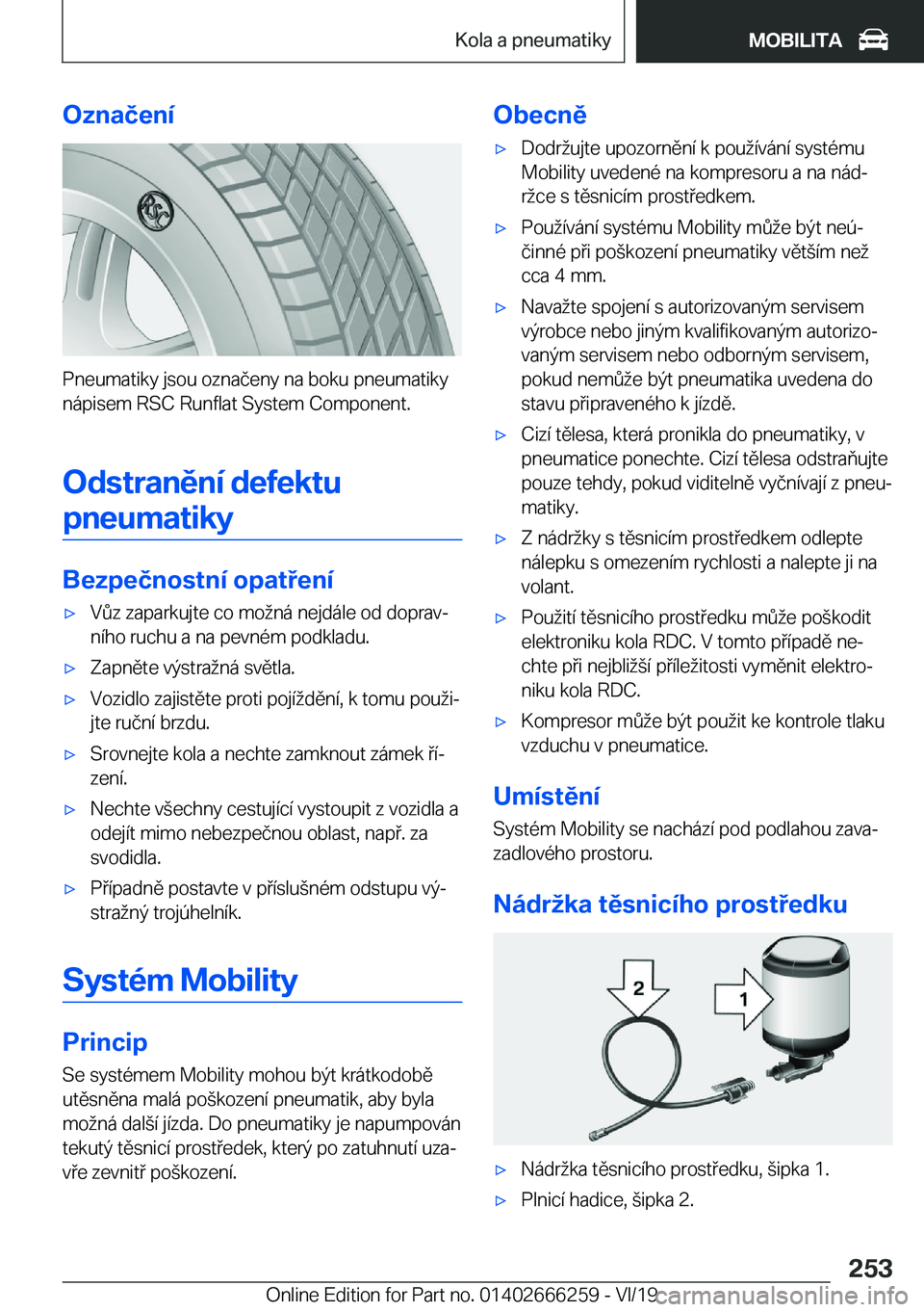 BMW 2 SERIES COUPE 2020  Návod na použití (in Czech) �O�z�n�a�č�e�n�