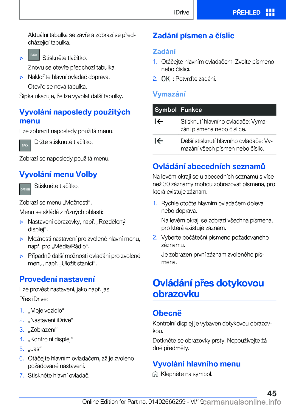BMW 2 SERIES COUPE 2020  Návod na použití (in Czech) �A�k�t�u�