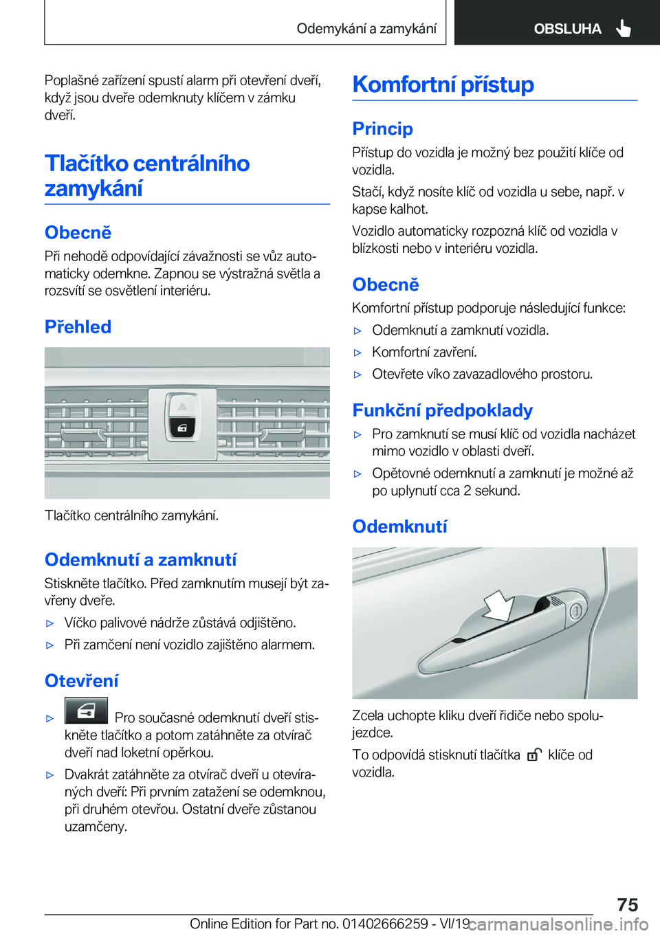 BMW 2 SERIES COUPE 2020  Návod na použití (in Czech) �P�o�p�l�a(�n�