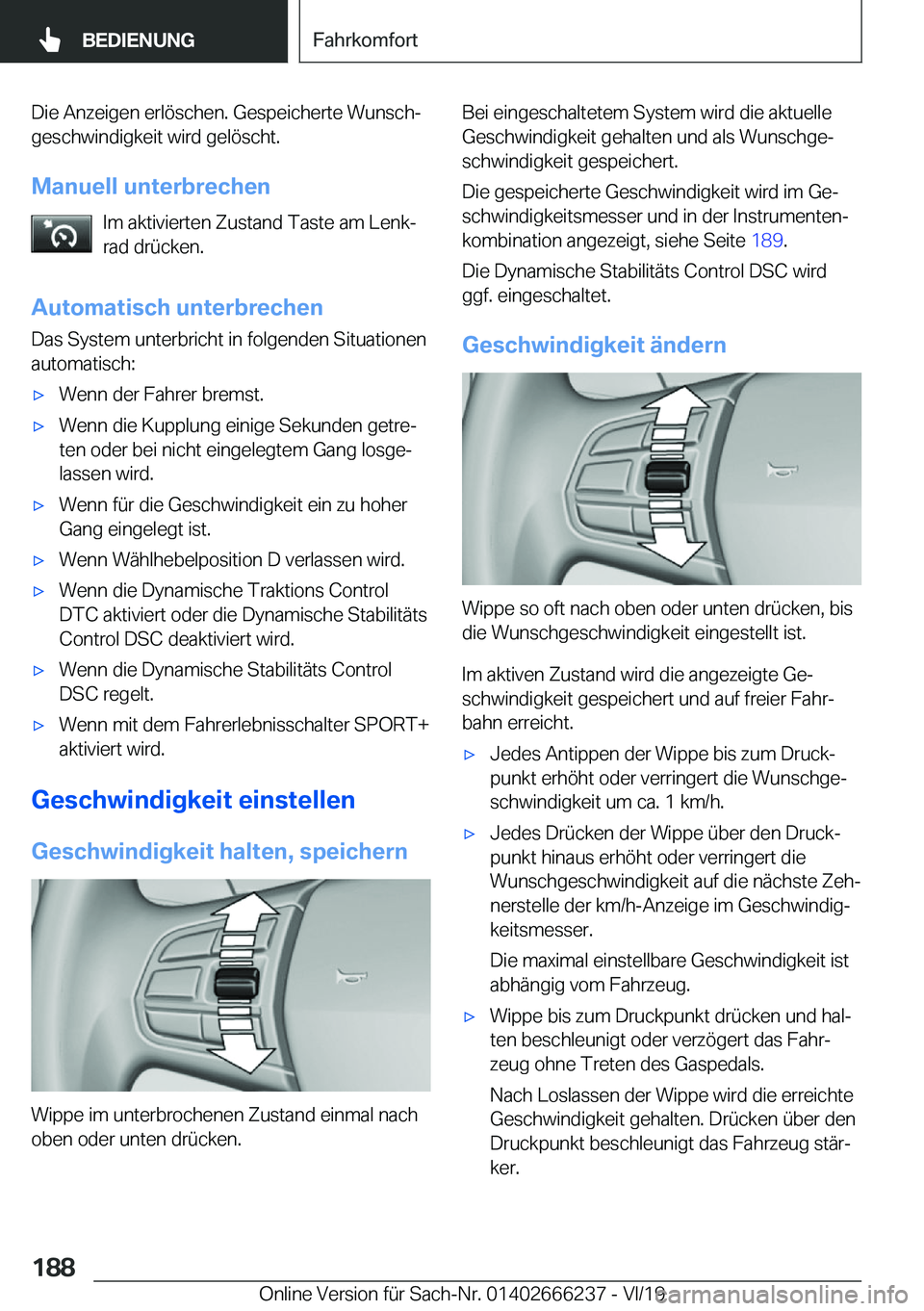 BMW 2 SERIES COUPE 2020  Betriebsanleitungen (in German) �D�i�e��A�n�z�e�i�g�e�n��e�r�l�