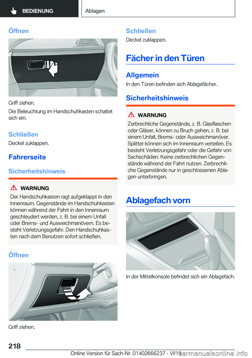 BMW 2 SERIES COUPE 2020  Betriebsanleitungen (in German) �