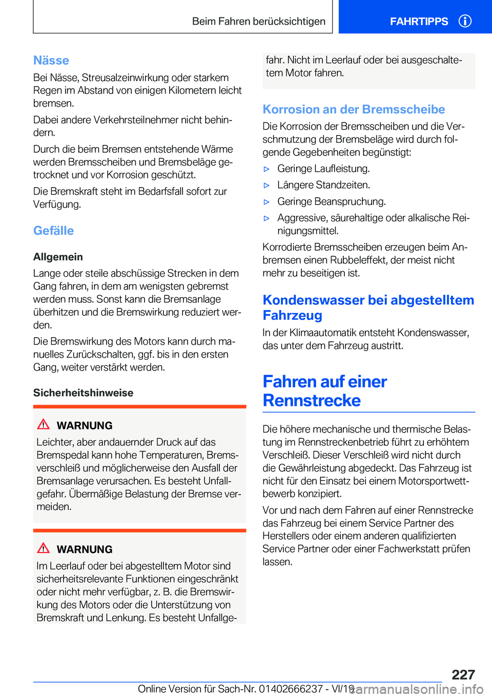 BMW 2 SERIES COUPE 2020  Betriebsanleitungen (in German) �N�
