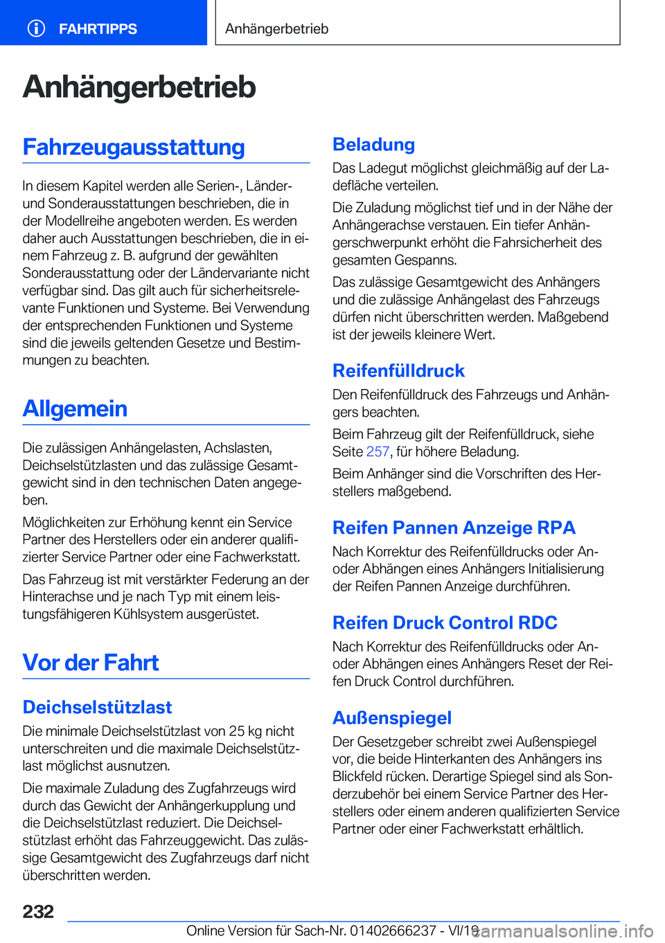 BMW 2 SERIES COUPE 2020  Betriebsanleitungen (in German) �A�n�h�