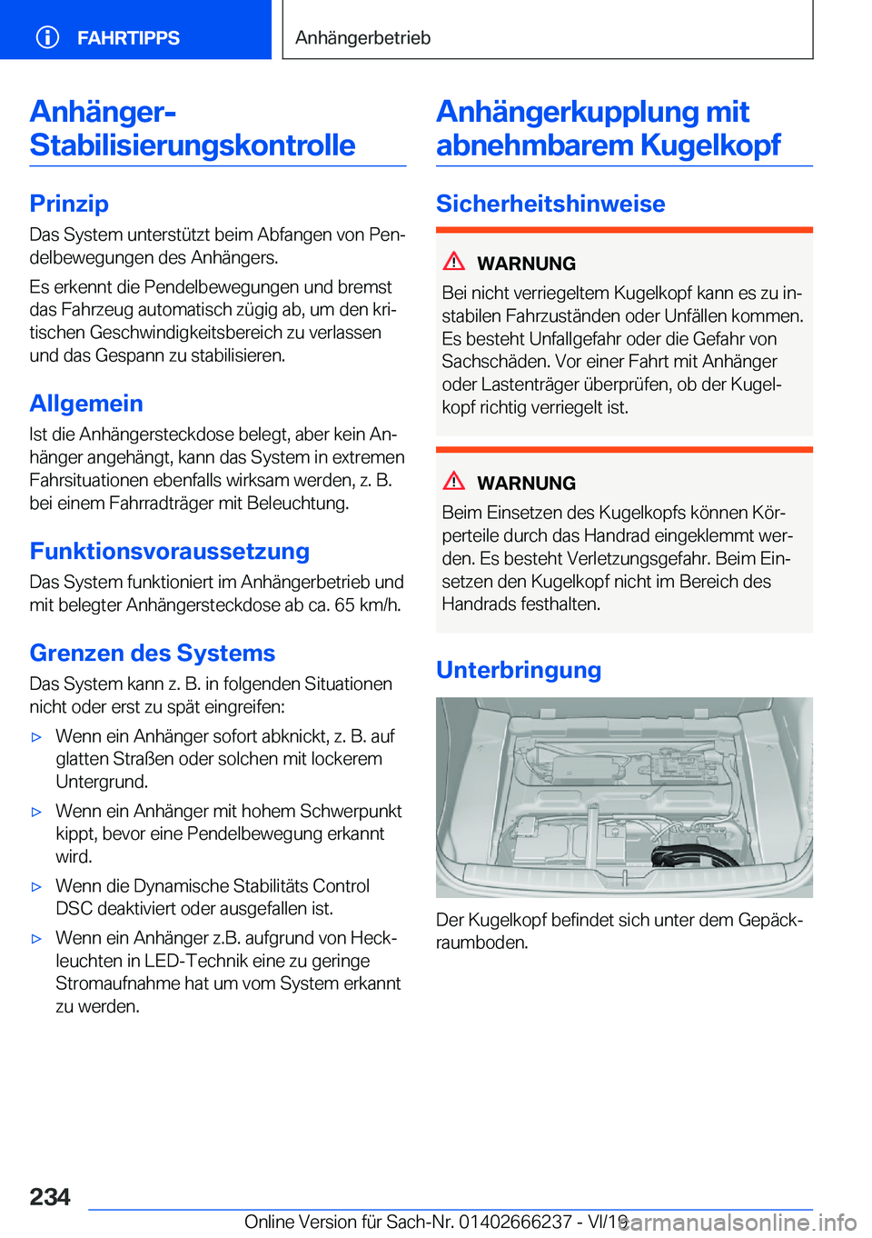 BMW 2 SERIES COUPE 2020  Betriebsanleitungen (in German) �A�n�h�