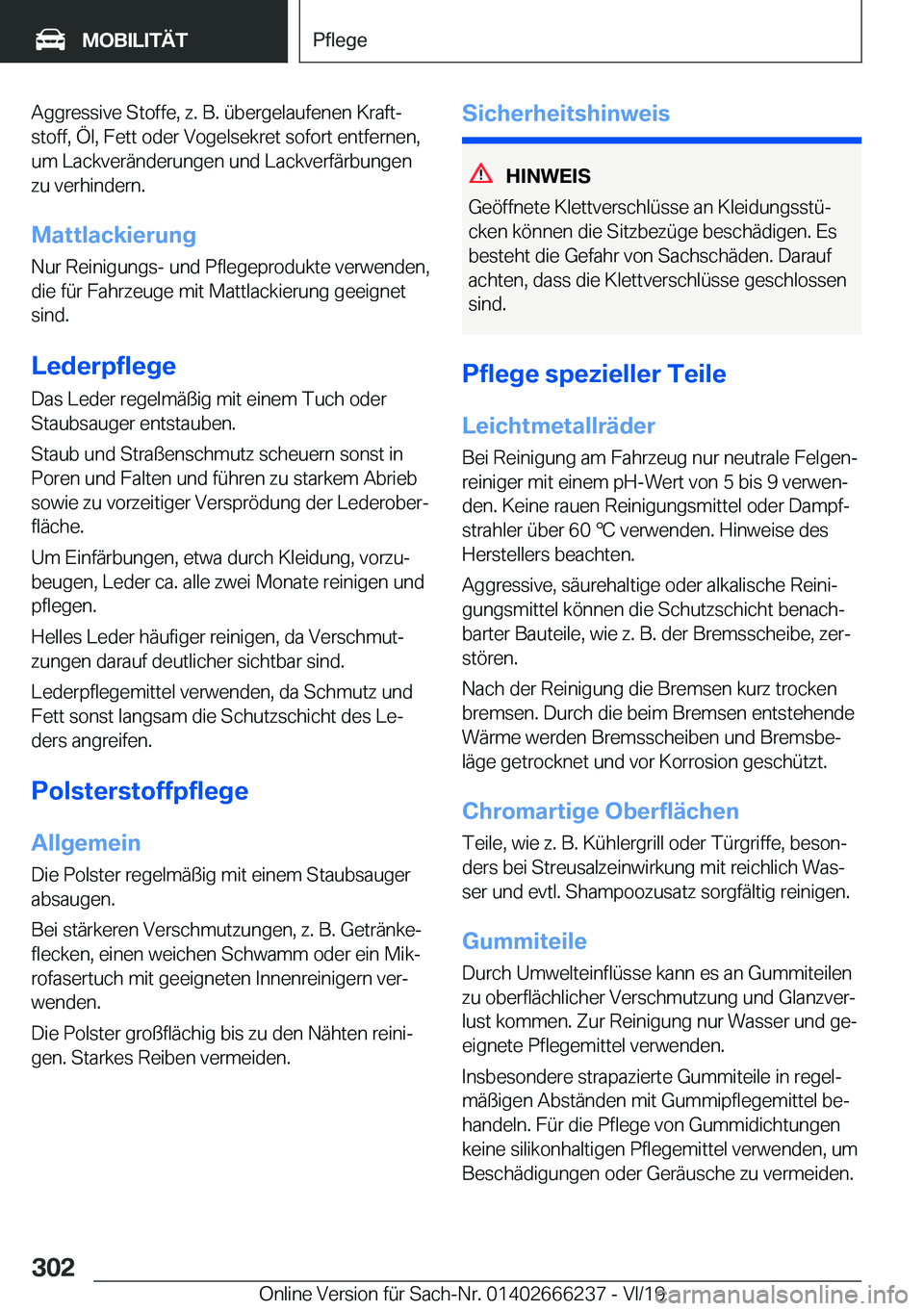 BMW 2 SERIES COUPE 2020  Betriebsanleitungen (in German) �A�g�g�r�e�s�s�i�v�e��S�t�o�f�f�e�,��z�.��B�.��