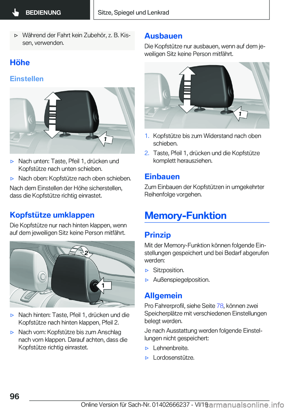 BMW 2 SERIES COUPE 2020  Betriebsanleitungen (in German) x�W�