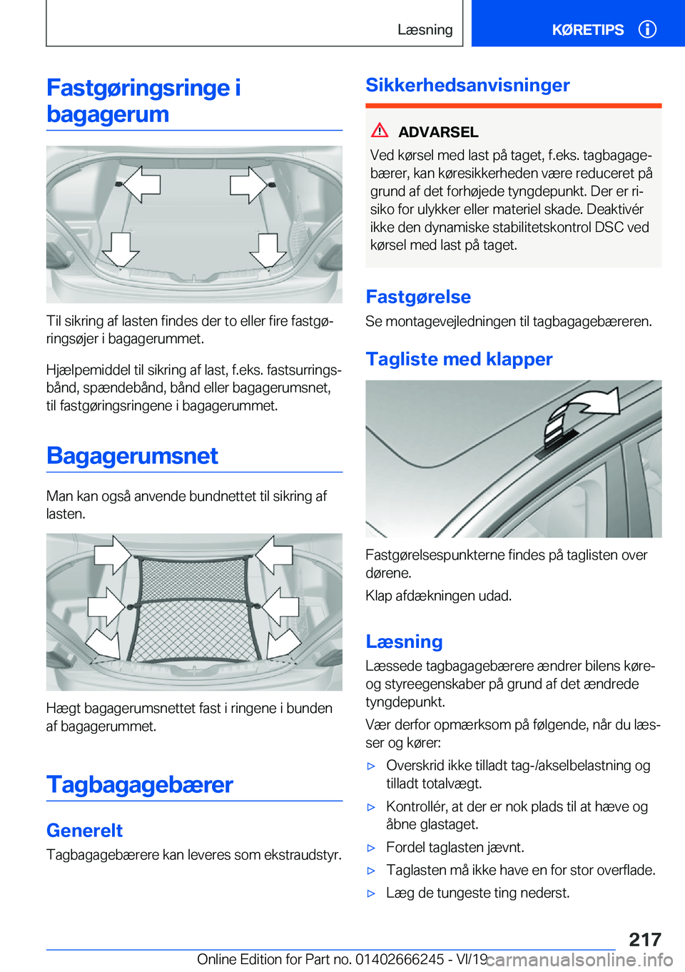 BMW 2 SERIES COUPE 2020  InstruktionsbØger (in Danish) �F�a�s�t�g�