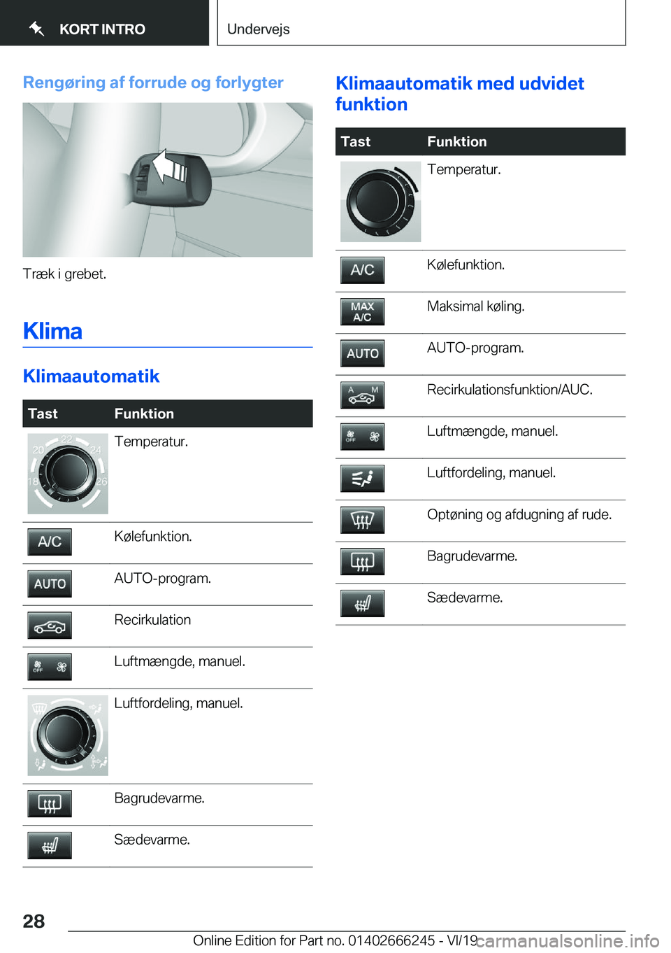 BMW 2 SERIES COUPE 2020  InstruktionsbØger (in Danish) �R�e�n�g�