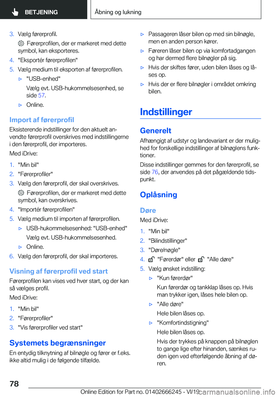 BMW 2 SERIES COUPE 2020  InstruktionsbØger (in Danish) �3�.�V�æ�l�g��f�