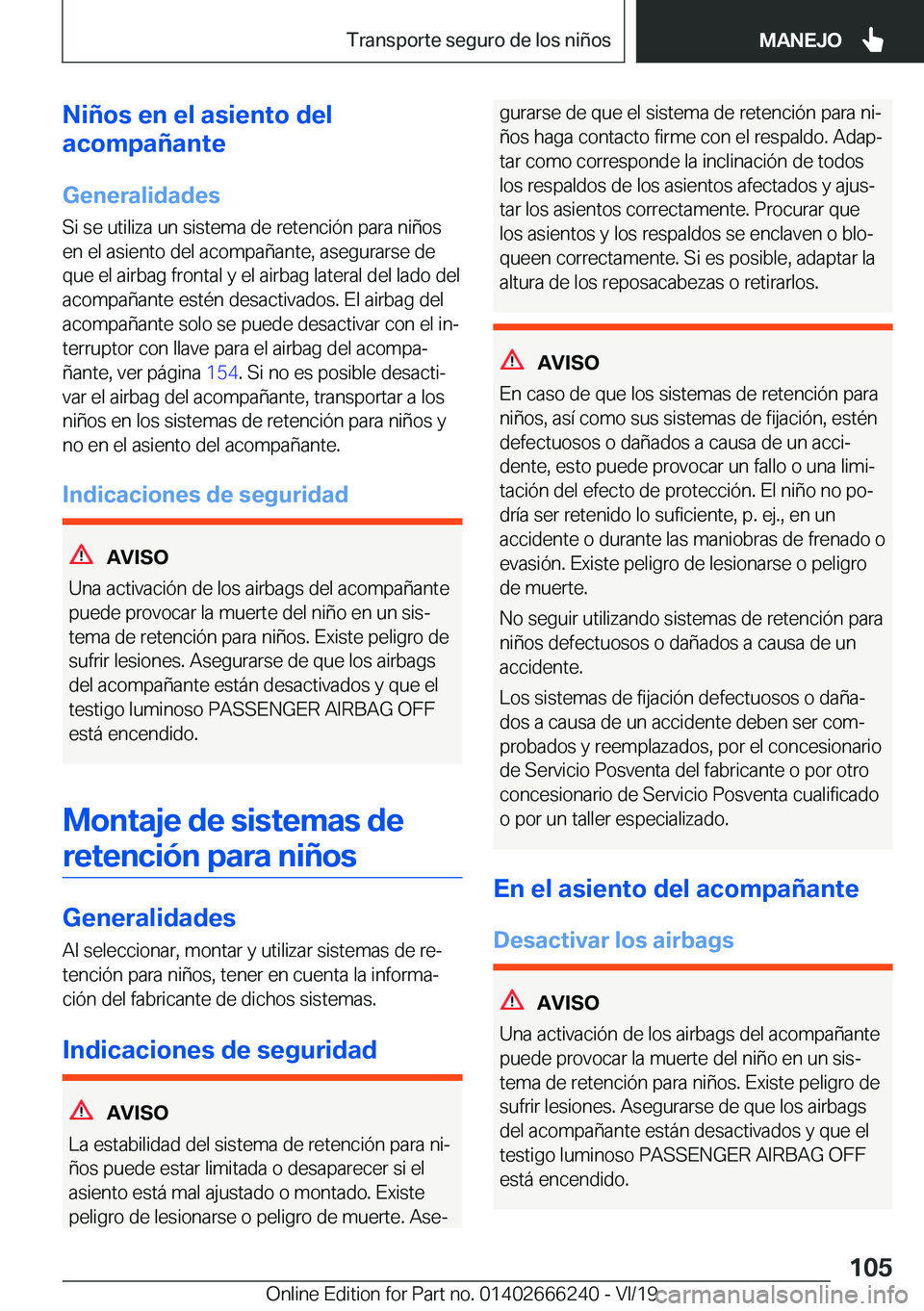 BMW 2 SERIES COUPE 2020  Manuales de Empleo (in Spanish) �N�i�