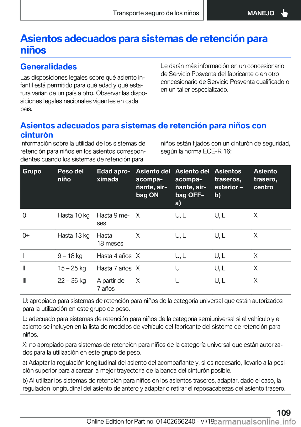 BMW 2 SERIES COUPE 2020  Manuales de Empleo (in Spanish) �A�s�i�e�n�t�o�s��a�d�e�c�u�a�d�o�s��p�a�r�a��s�i�s�t�e�m�a�s��d�e��r�e�t�e�n�c�i�