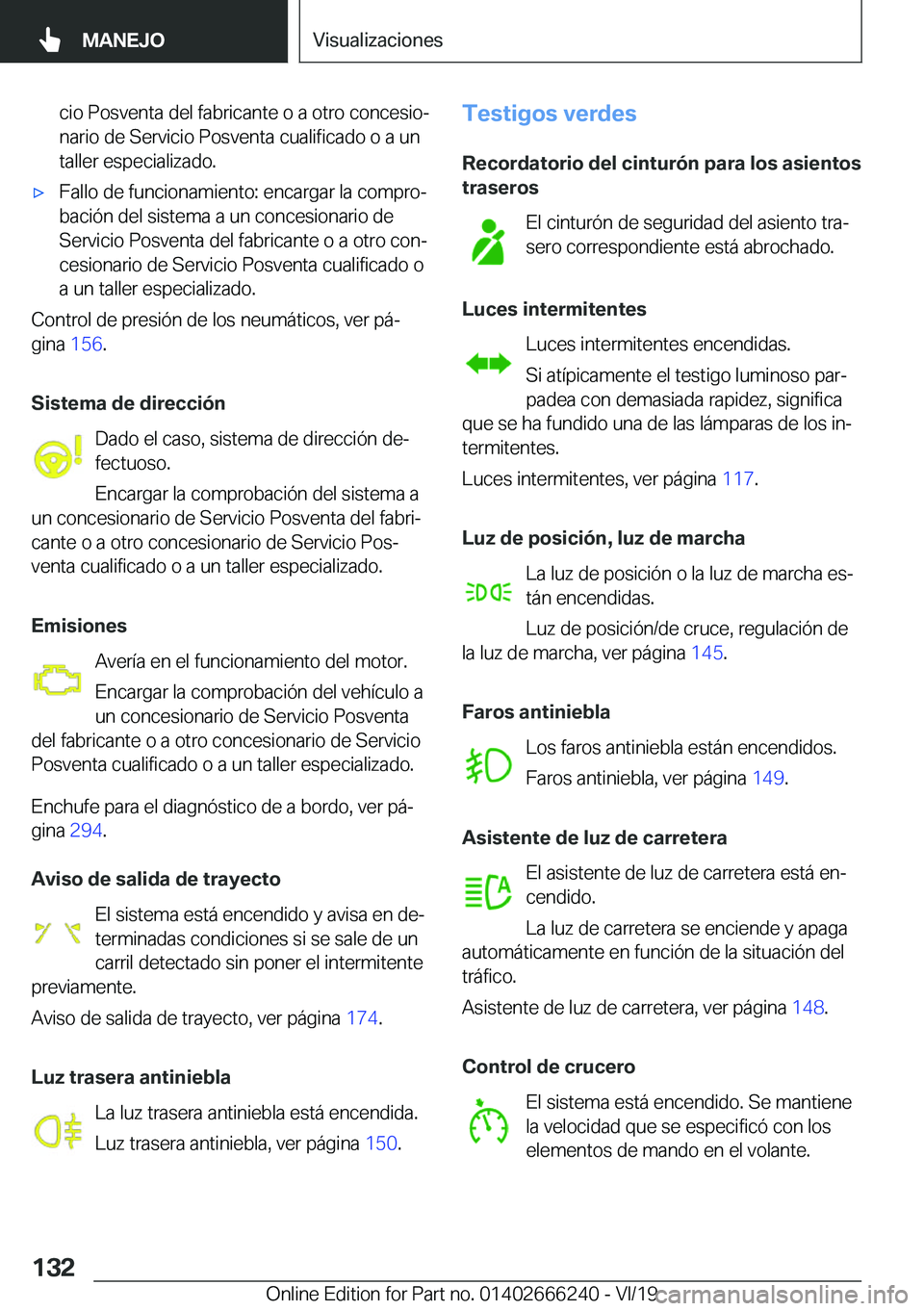 BMW 2 SERIES COUPE 2020  Manuales de Empleo (in Spanish) �c�i�o��P�o�s�v�e�n�t�a��d�e�l��f�a�b�r�i�c�a�n�t�e��o��a��o�t�r�o��c�o�n�c�e�s�i�oª�n�a�r�i�o��d�e��S�e�r�v�i�c�i�o��P�o�s�v�e�n�t�a��c�u�a�l�i�f�i�c�a�d�o��o��a��u�n
�t�a�l�l�e�r��e