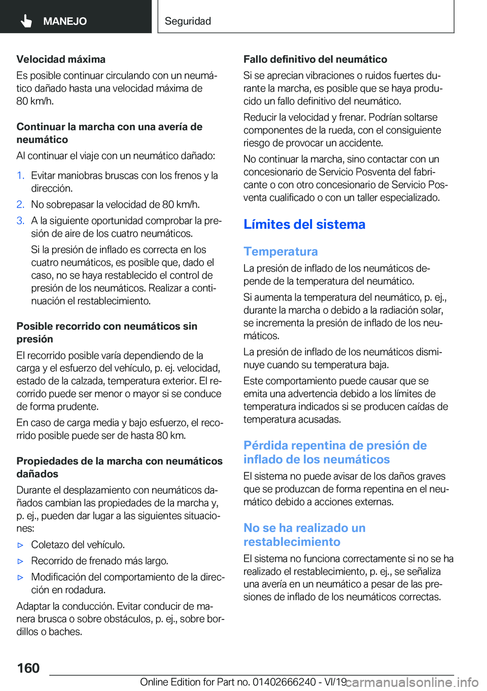 BMW 2 SERIES COUPE 2020  Manuales de Empleo (in Spanish) �V�e�l�o�c�i�d�a�d��m�