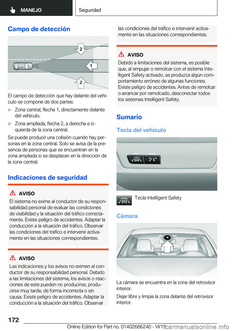 BMW 2 SERIES COUPE 2020  Manuales de Empleo (in Spanish) �C�a�m�p�o��d�e��d�e�t�e�c�c�i�