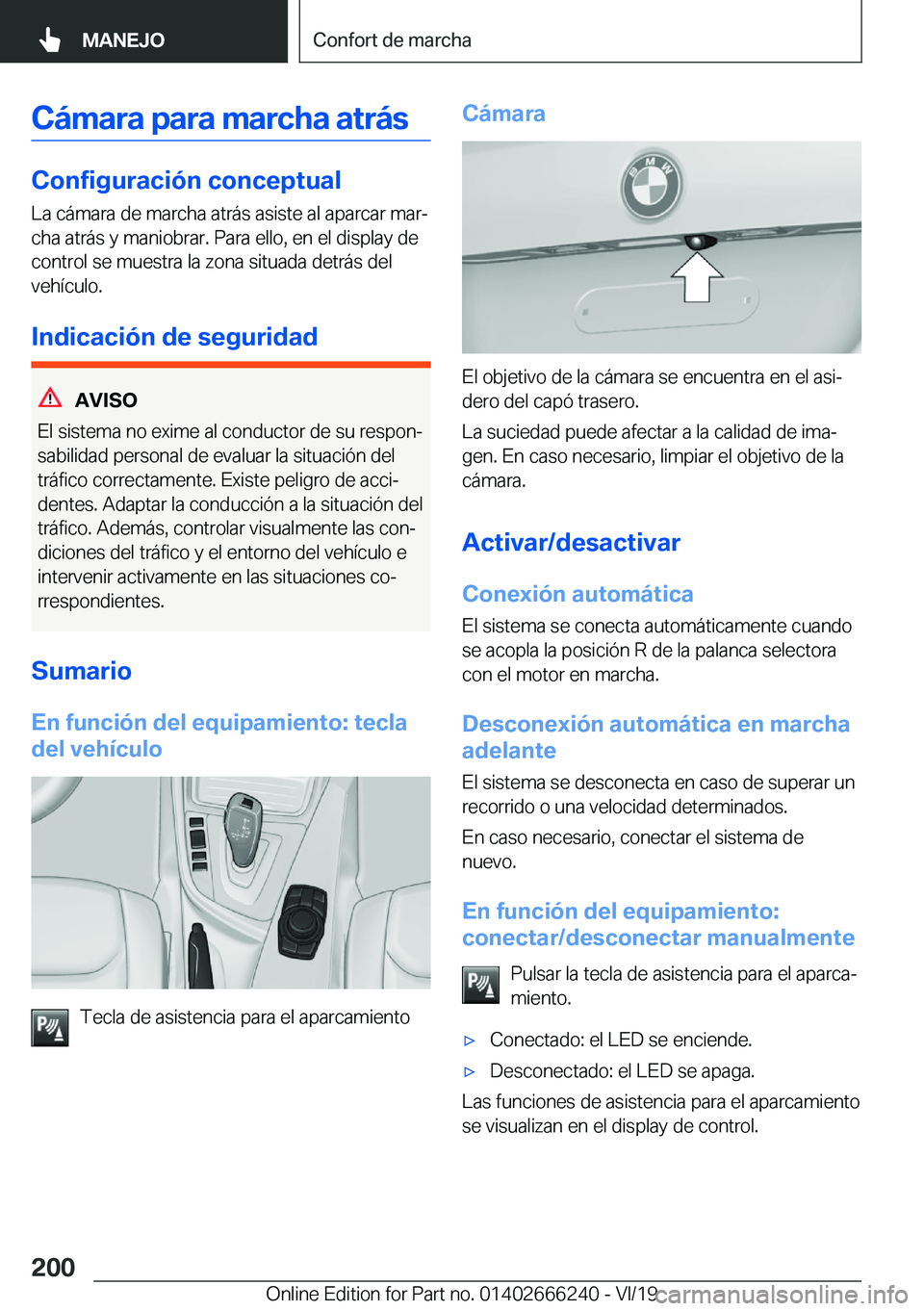 BMW 2 SERIES COUPE 2020  Manuales de Empleo (in Spanish) �C�