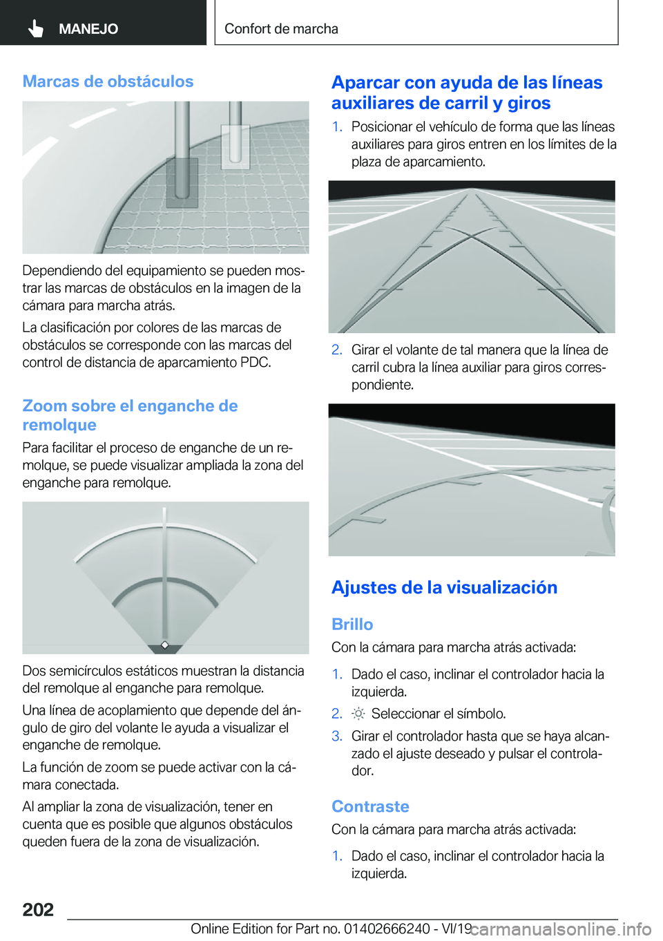 BMW 2 SERIES COUPE 2020  Manuales de Empleo (in Spanish) �M�a�r�c�a�s��d�e��o�b�s�t�