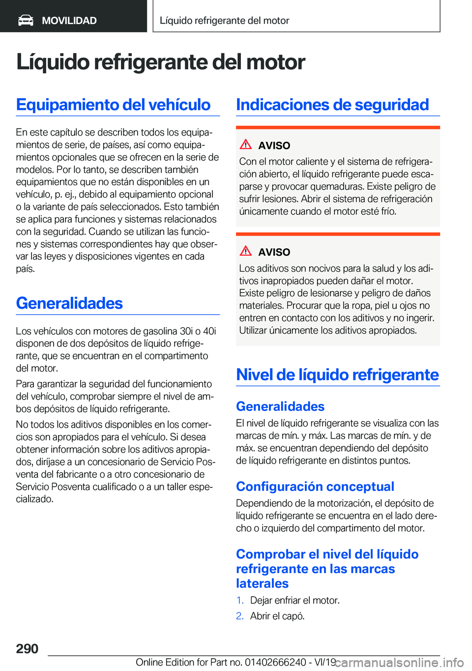BMW 2 SERIES COUPE 2020  Manuales de Empleo (in Spanish) �L�