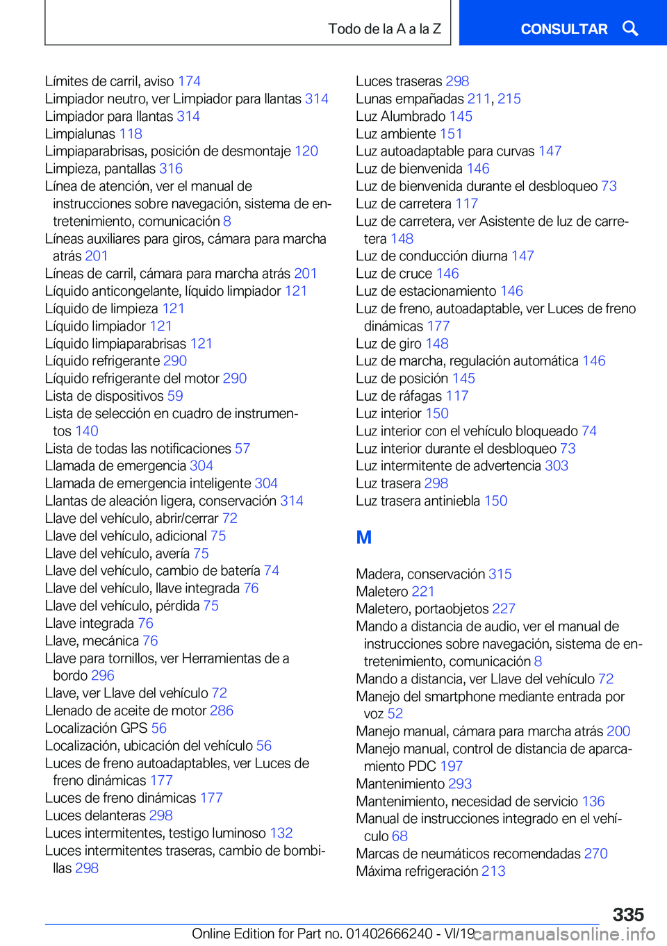 BMW 2 SERIES COUPE 2020  Manuales de Empleo (in Spanish) �L�