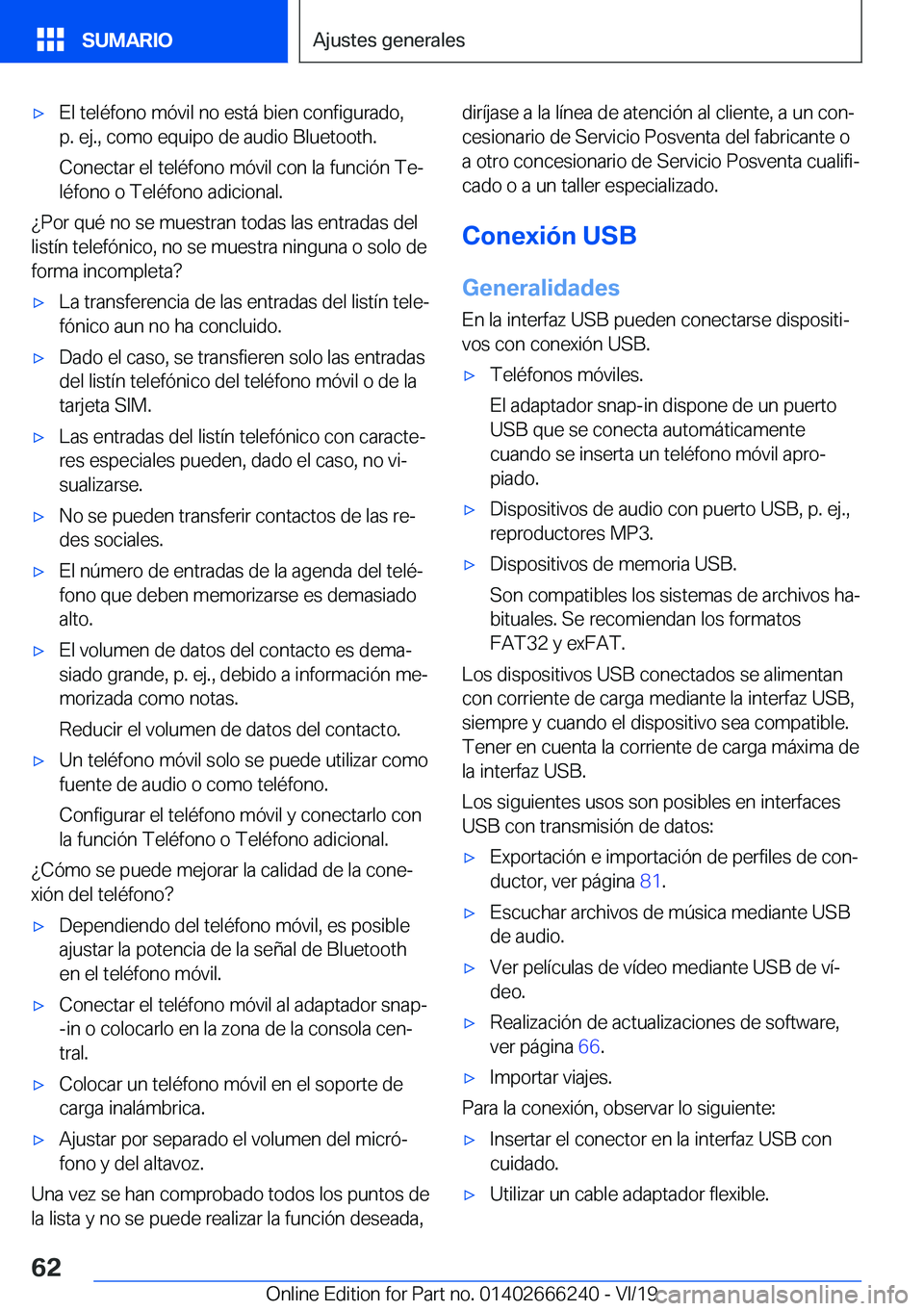 BMW 2 SERIES COUPE 2020  Manuales de Empleo (in Spanish) x�E�l��t�e�l�