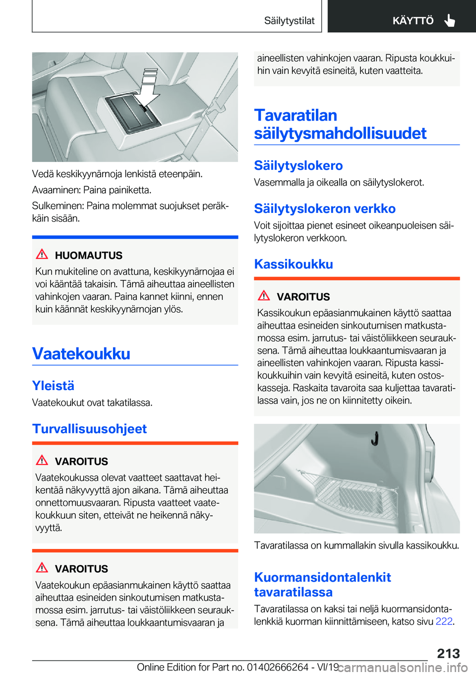 BMW 2 SERIES COUPE 2020  Omistajan Käsikirjat (in Finnish) �V�e�d�