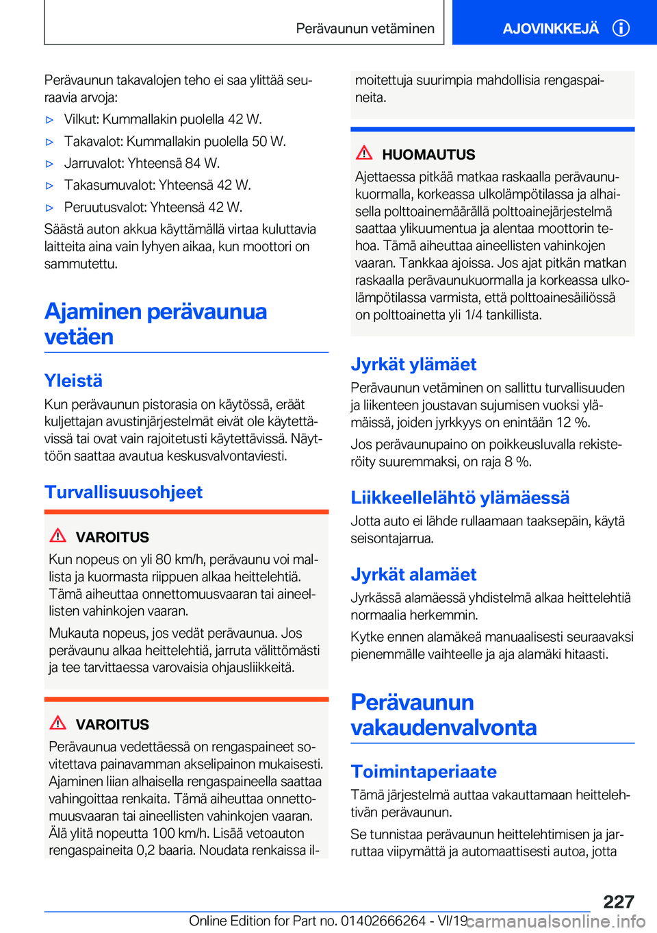 BMW 2 SERIES COUPE 2020  Omistajan Käsikirjat (in Finnish) �P�e�r�