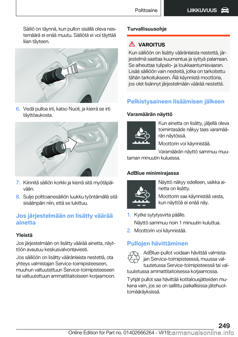 BMW 2 SERIES COUPE 2020  Omistajan Käsikirjat (in Finnish) �S�