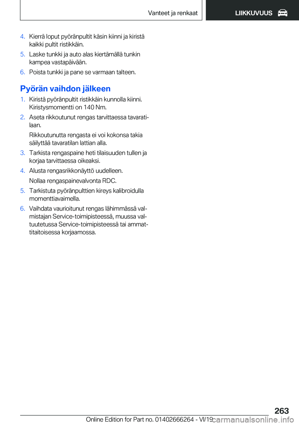 BMW 2 SERIES COUPE 2020  Omistajan Käsikirjat (in Finnish) �4�.�K�i�e�r�r�