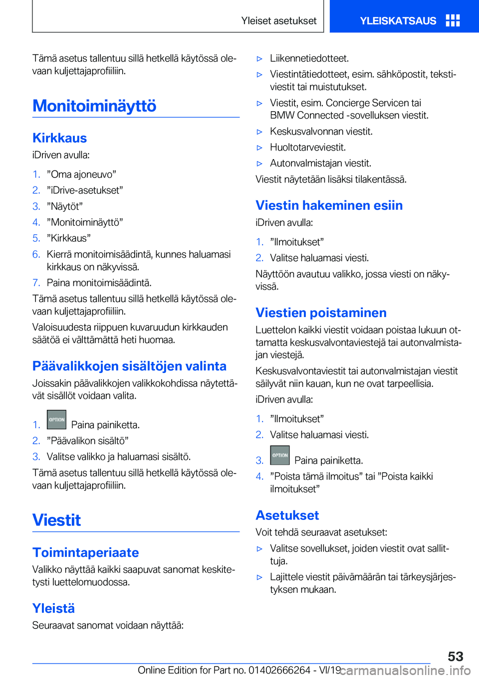 BMW 2 SERIES COUPE 2020  Omistajan Käsikirjat (in Finnish) �T�