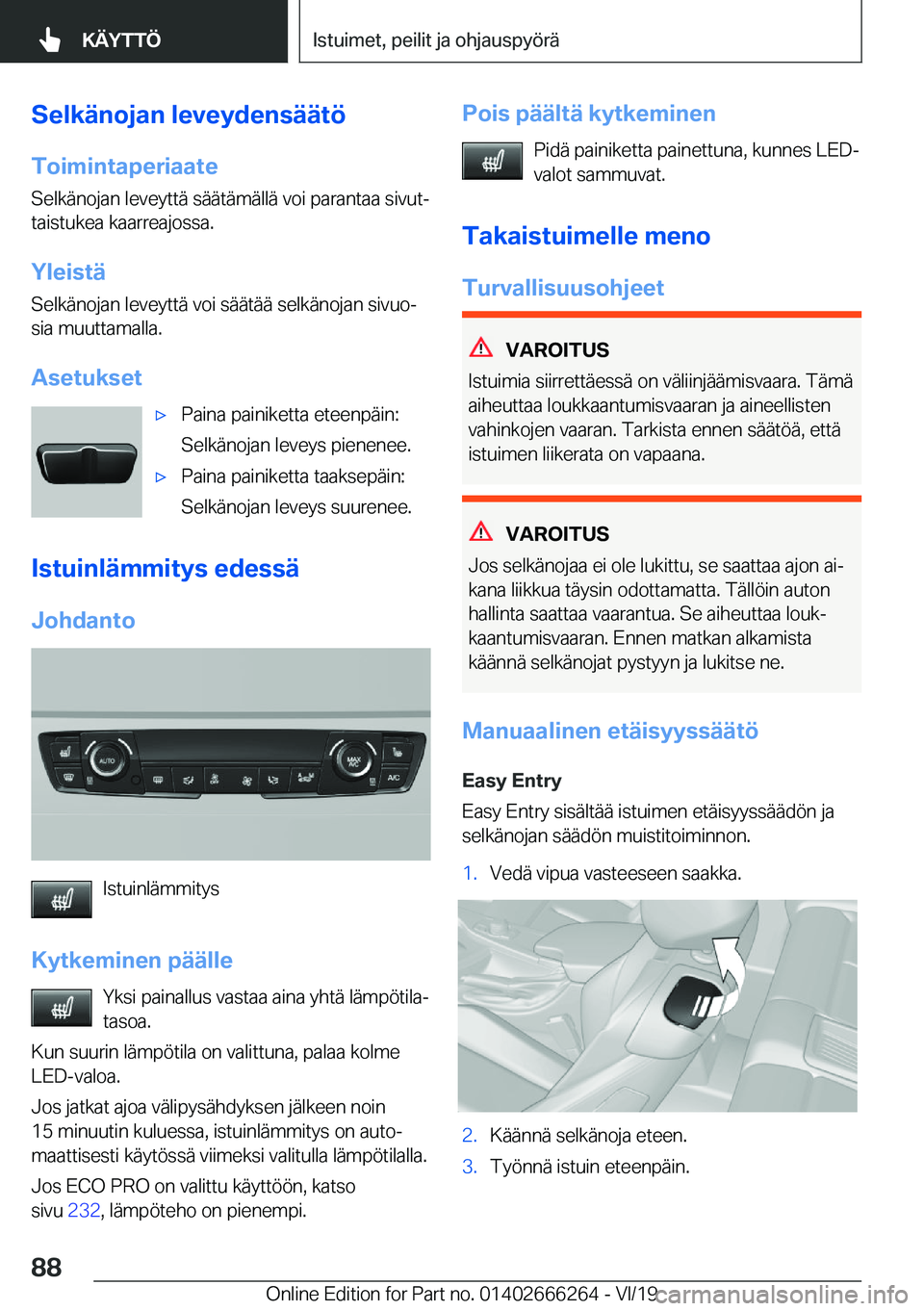 BMW 2 SERIES COUPE 2020  Omistajan Käsikirjat (in Finnish) �S�e�l�k�