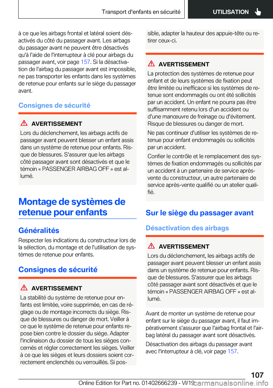 BMW 2 SERIES COUPE 2020  Notices Demploi (in French) �