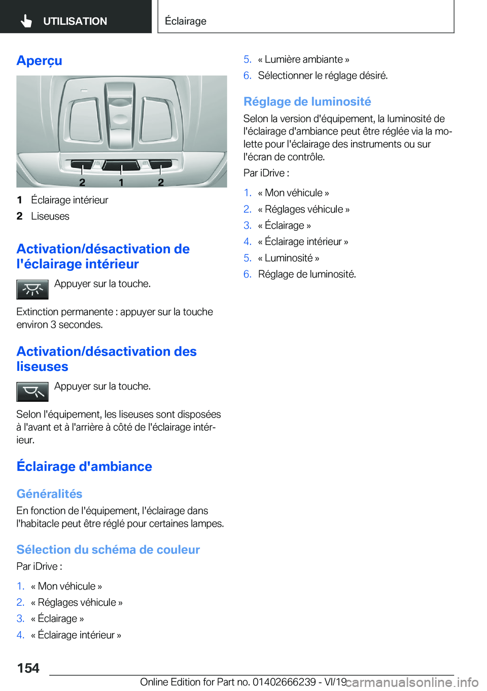 BMW 2 SERIES COUPE 2020  Notices Demploi (in French) �A�p�e�r�ç�u�1�