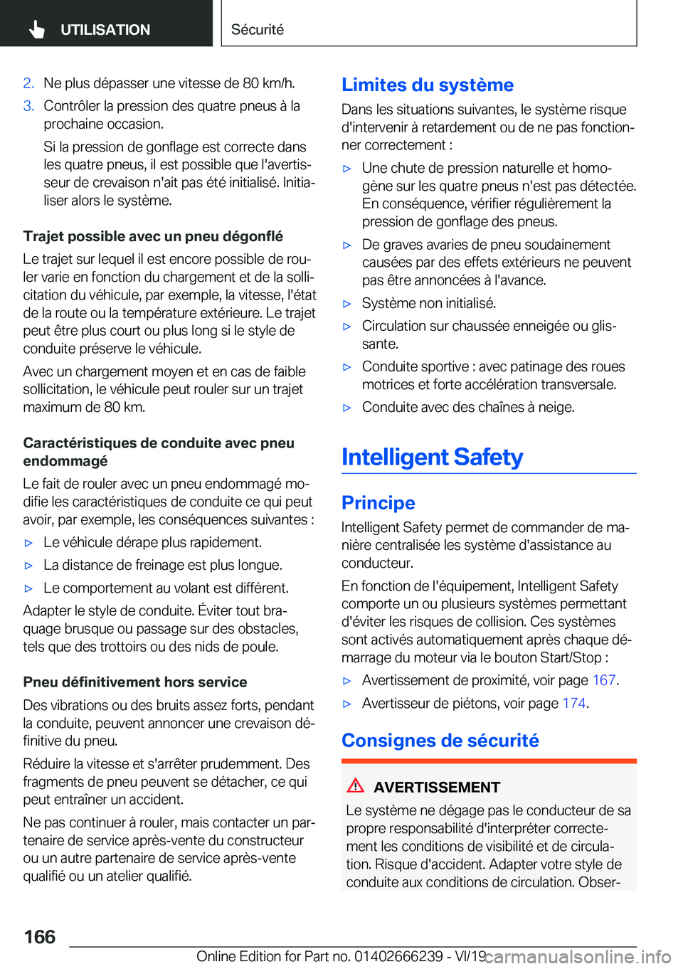 BMW 2 SERIES COUPE 2020  Notices Demploi (in French) �2�.�N�e��p�l�u�s��d�é�p�a�s�s�e�r��u�n�e��v�i�t�e�s�s�e��d�e��8�0��k�m�/�h�.�3�.�C�o�n�t�r�