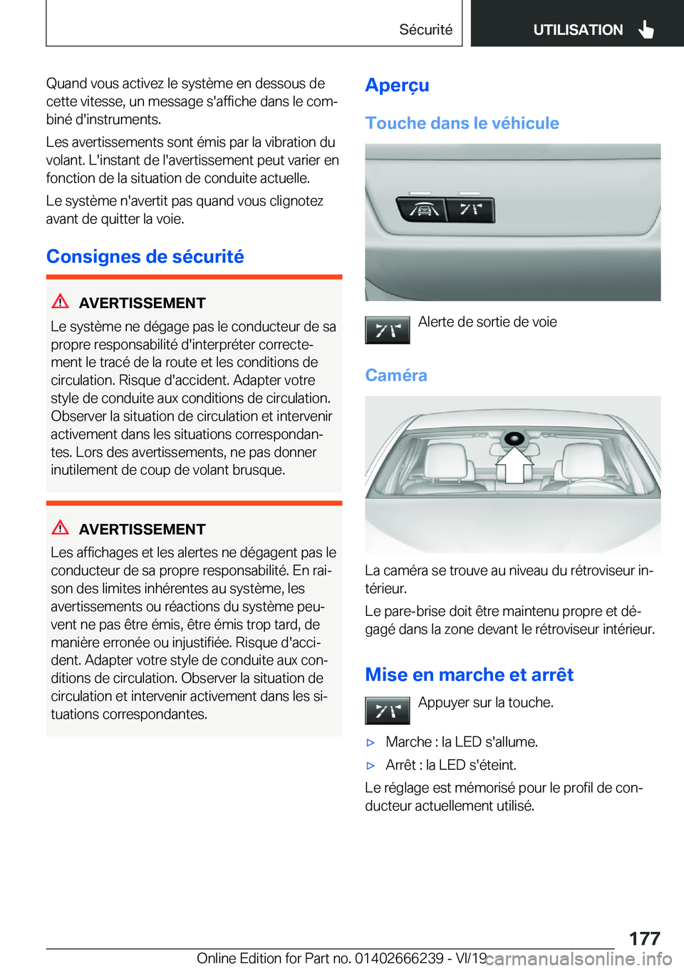 BMW 2 SERIES COUPE 2020  Notices Demploi (in French) �Q�u�a�n�d��v�o�u�s��a�c�t�i�v�e�z��l�e��s�y�s�t�è�m�e��e�n��d�e�s�s�o�u�s��d�e
�c�e�t�t�e��v�i�t�e�s�s�e�,��u�n��m�e�s�s�a�g�e��s�'�a�f�f�i�c�h�e��d�a�n�s��l�e��c�o�mj
�b�i�n�é�