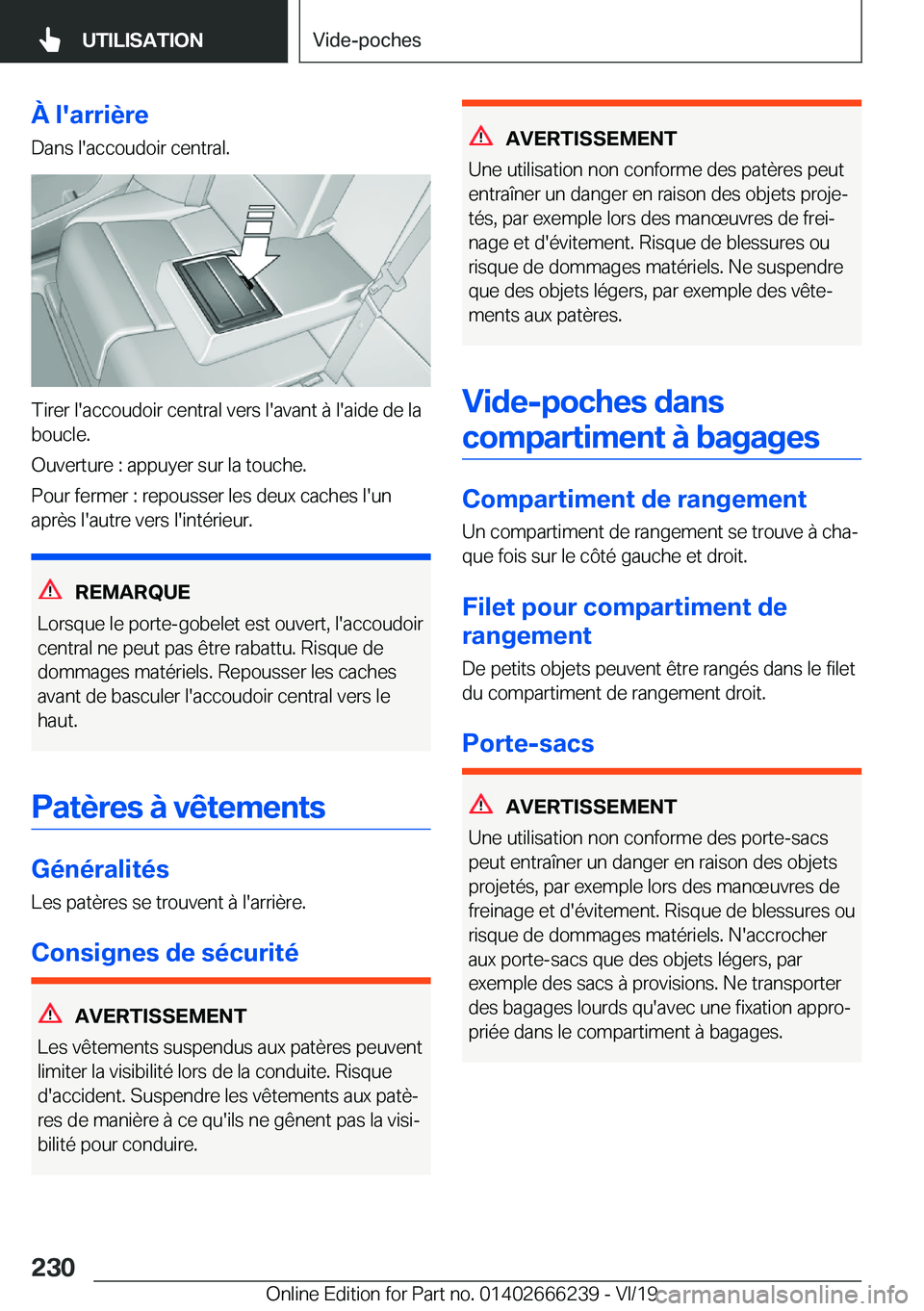 BMW 2 SERIES COUPE 2020  Notices Demploi (in French) �