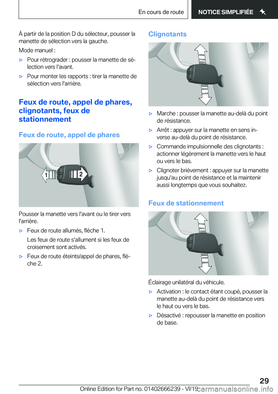 BMW 2 SERIES COUPE 2020  Notices Demploi (in French) �