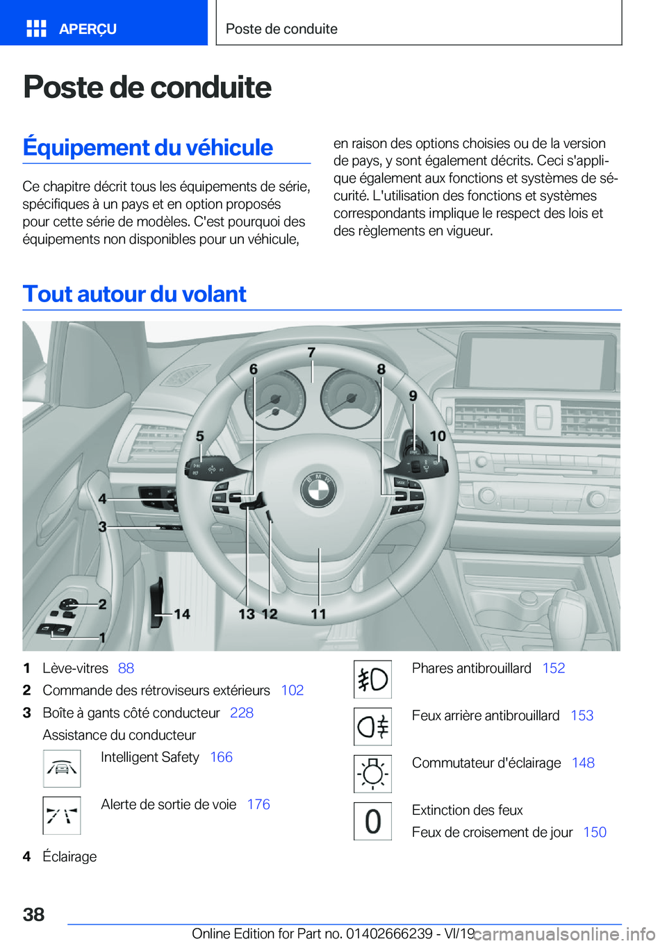 BMW 2 SERIES COUPE 2020  Notices Demploi (in French) �P�o�s�t�e��d�e��c�o�n�d�u�i�t�e�É�q�u�i�p�e�m�e�n�t��d�u��v�é�h�i�c�u�l�e
�C�e��c�h�a�p�i�t�r�e��d�é�c�r�i�t��t�o�u�s��l�e�s��é�q�u�i�p�e�m�e�n�t�s��d�e��s�é�r�i�e�,�s�p�é�c�i�f�i�q�