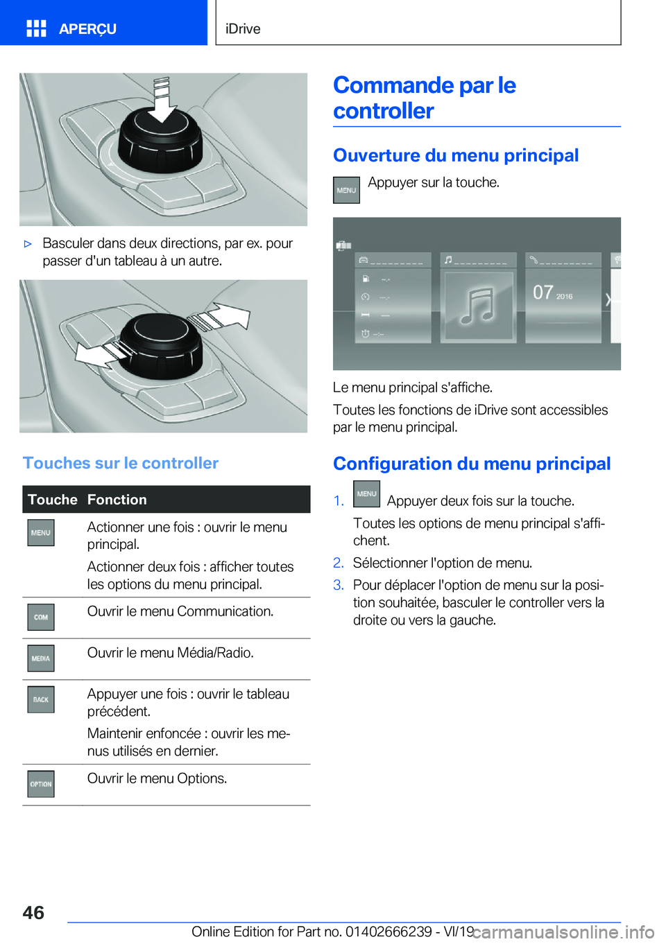 BMW 2 SERIES COUPE 2020  Notices Demploi (in French) 'x�B�a�s�c�u�l�e�r��d�a�n�s��d�e�u�x��d�i�r�e�c�t�i�o�n�s�,��p�a�r��e�x�.��p�o�u�r
�p�a�s�s�e�r��d�'�u�n��t�a�b�l�e�a�u��