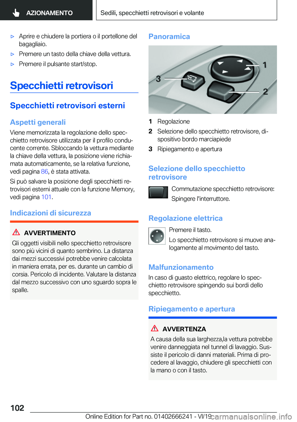 BMW 2 SERIES COUPE 2020  Libretti Di Uso E manutenzione (in Italian) 'x�A�p�r�i�r�e��e��c�h�i�u�d�e�r�e��l�a��p�o�r�t�i�e�r�a��o��i�l��p�o�r�t�e�l�l�o�n�e��d�e�l
�b�a�g�a�g�l�i�a�i�o�.'x�P�r�e�m�e�r�e��u�n��t�a�s�t�o��d�e�l�l�a��c�h�i�a�v�e��d�e�l�