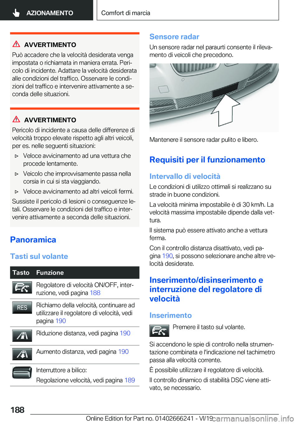 BMW 2 SERIES COUPE 2020  Libretti Di Uso E manutenzione (in Italian) �A�V�V�E�R�T�I�M�E�N�T�O
�P�u�