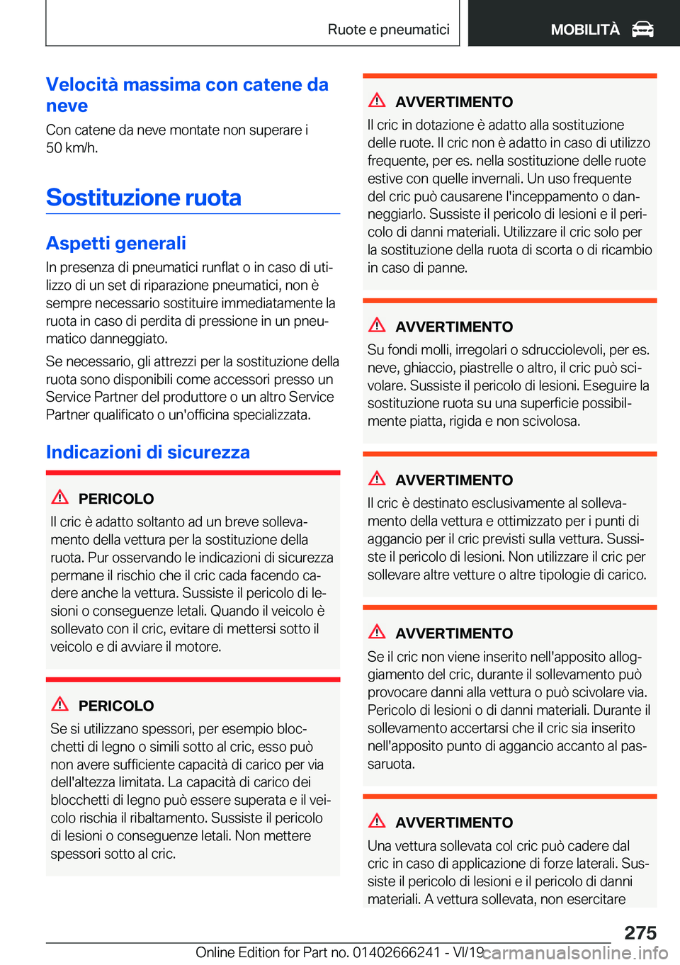 BMW 2 SERIES COUPE 2020  Libretti Di Uso E manutenzione (in Italian) �V�e�l�o�c�i�t�
