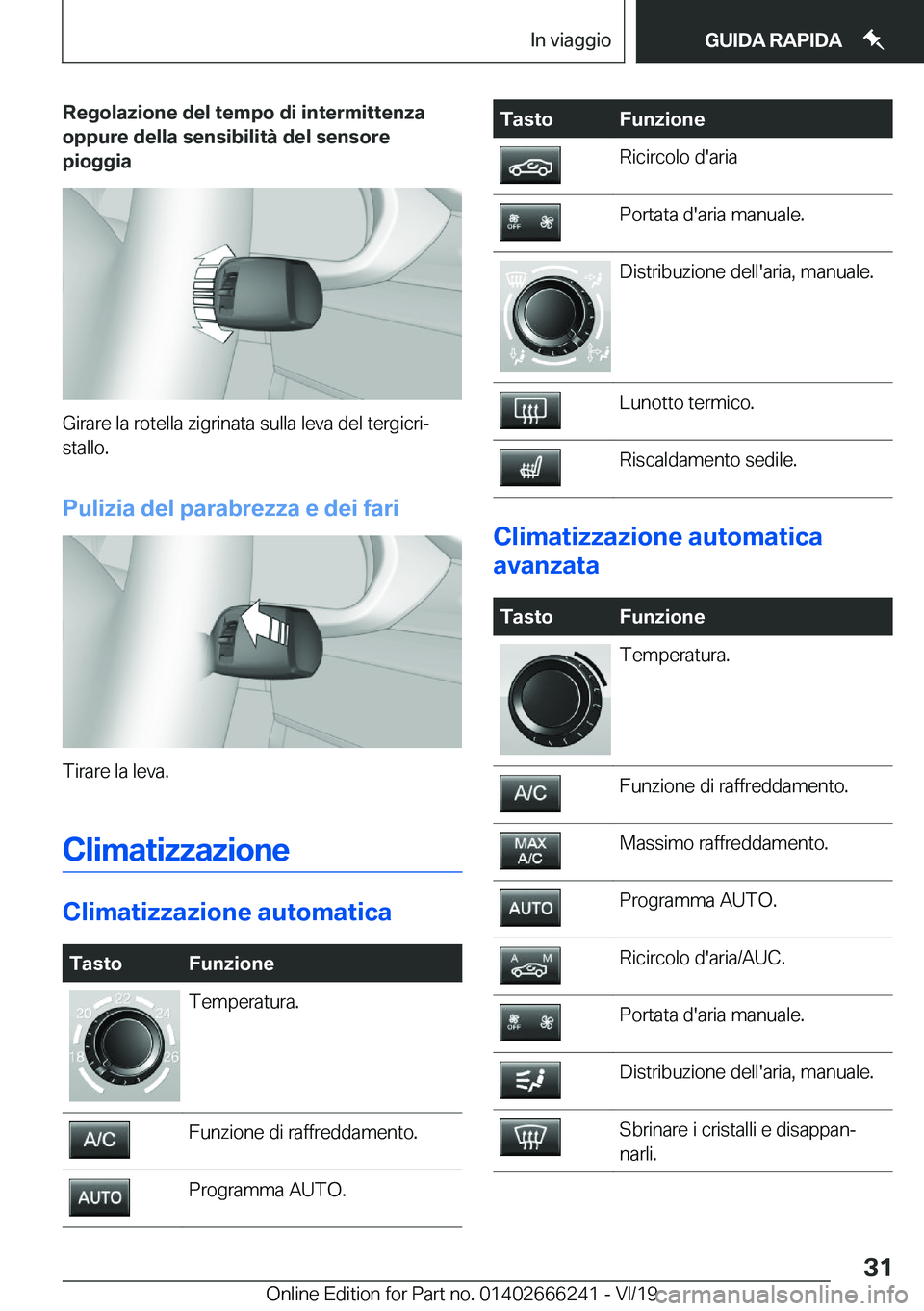 BMW 2 SERIES COUPE 2020  Libretti Di Uso E manutenzione (in Italian) �R�e�g�o�l�a�z�i�o�n�e��d�e�l��t�e�m�p�o��d�i��i�n�t�e�r�m�i�t�t�e�n�z�a�o�p�p�u�r�e��d�e�l�l�a��s�e�n�s�i�b�i�l�i�t�