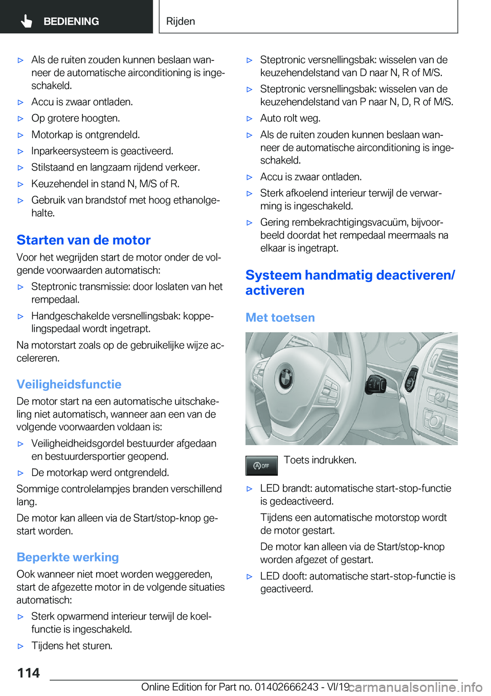 BMW 2 SERIES COUPE 2020  Instructieboekjes (in Dutch) 'x�A�l�s��d�e��r�u�i�t�e�n��z�o�u�d�e�n��k�u�n�n�e�n��b�e�s�l�a�a�n��w�a�nj
�n�e�e�r��d�e��a�u�t�o�m�a�t�i�s�c�h�e��a�i�r�c�o�n�d�i�t�i�o�n�i�n�g��i�s��i�n�g�ej
�s�c�h�a�k�e�l�d�.'