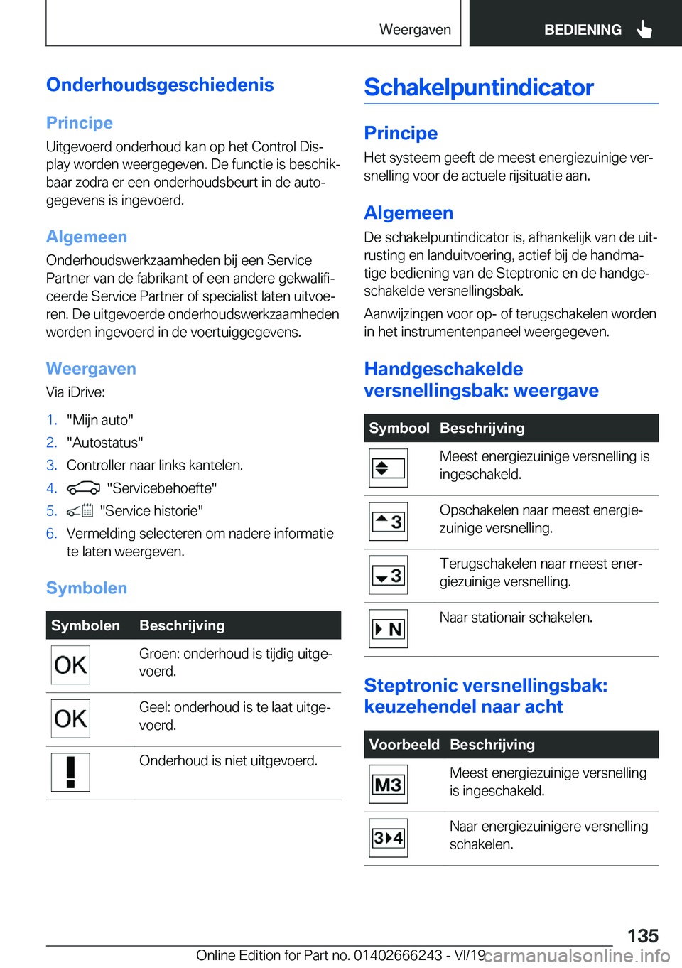 BMW 2 SERIES COUPE 2020  Instructieboekjes (in Dutch) �O�n�d�e�r�h�o�u�d�s�g�e�s�c�h�i�e�d�e�n�i�s
�P�r�i�n�c�i�p�e �U�i�t�g�e�v�o�e�r�d��o�n�d�e�r�h�o�u�d��k�a�n��o�p��h�e�t��C�o�n�t�r�o�l��D�i�sj
�p�l�a�y��w�o�r�d�e�n��w�e�e�r�g�e�g�e�v�e�n�.�