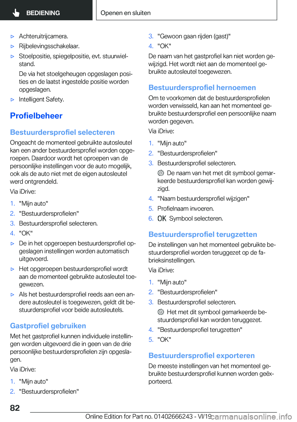 BMW 2 SERIES COUPE 2020  Instructieboekjes (in Dutch) 'x�A�c�h�t�e�r�u�i�t�r�i�j�c�a�m�e�r�a�.'x�R�i�j�b�e�l�e�v�i�n�g�s�s�c�h�a�k�e�l�a�a�r�.'x�S�t�o�e�l�p�o�s�i�t�i�e�,��s�p�i�e�g�e�l�p�o�s�i�t�i�e�,��e�v�t�.��s�t�u�u�r�w�i�e�lj�s�t�a�n
