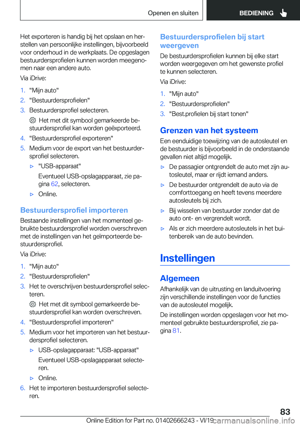 BMW 2 SERIES COUPE 2020  Instructieboekjes (in Dutch) �H�e�t��e�x�p�o�r�t�e�r�e�n��i�s��h�a�n�d�i�g��b�i�j��h�e�t��o�p�s�l�a�a�n��e�n��h�e�rj�s�t�e�l�l�e�n��v�a�n��p�e�r�s�o�o�n�l�i�j�k�e��i�n�s�t�e�l�l�i�n�g�e�n�,��b�i�j�v�o�o�r�b�e�e�l�d
�
