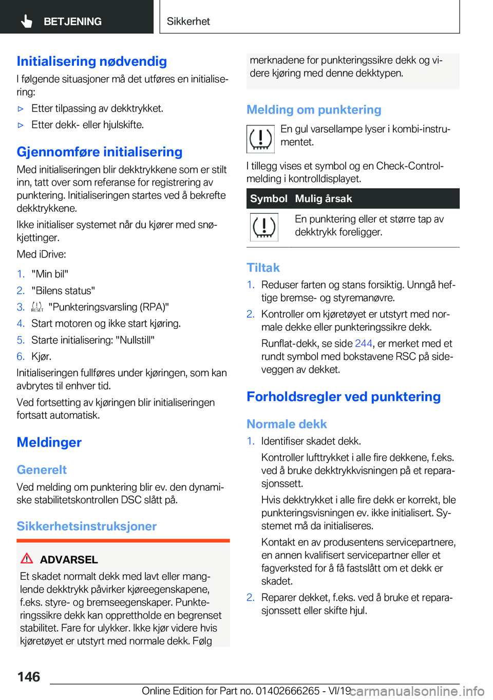 BMW 2 SERIES COUPE 2020  InstruksjonsbØker (in Norwegian) �I�n�i�t�i�a�l�i�s�e�r�i�n�g��n�