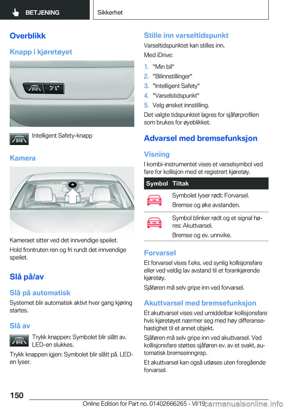 BMW 2 SERIES COUPE 2020  InstruksjonsbØker (in Norwegian) �O�v�e�r�b�l�i�k�k�K�n�a�p�p��i��k�j�