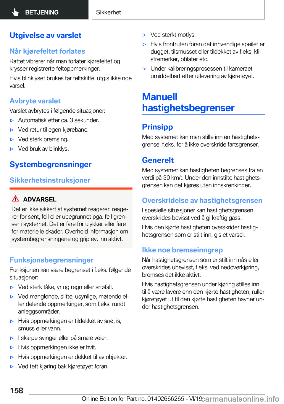 BMW 2 SERIES COUPE 2020  InstruksjonsbØker (in Norwegian) �U�t�g�i�v�e�l�s�e��a�v��v�a�r�s�l�e�t�N�å�r��k�j�